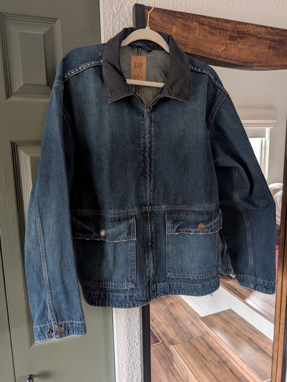 Oversized Denim Barn Jacket